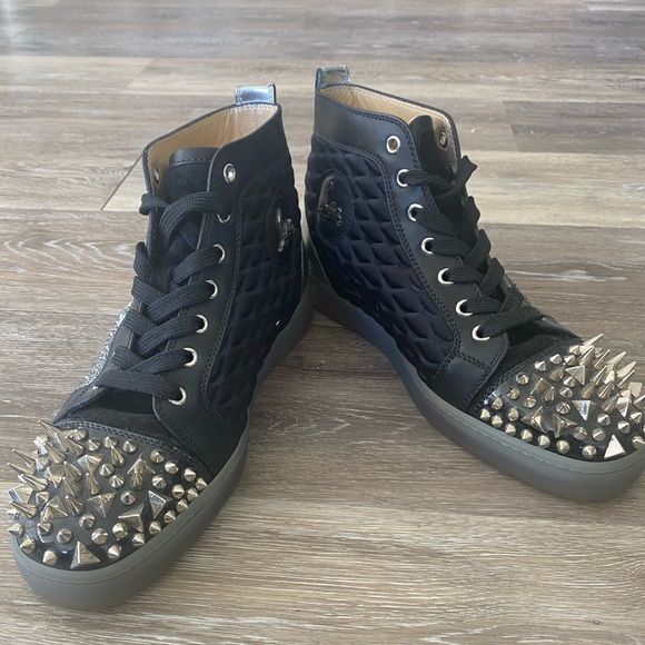 Christian Louboutin StrassNoLimitSpikeToeSneakers - Picture 4 of 7